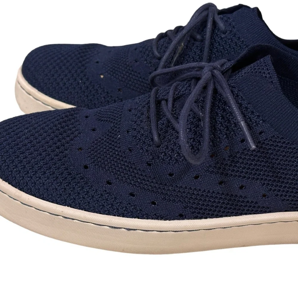 Born Men’s Bearse Brogue Wingtip with Sporty Navy Knit Lace Up Shoe Sz 9.5M‌ - Picture 9 of 12
